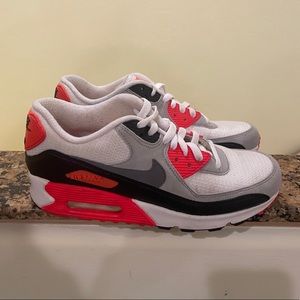 Nike Air Max 90 Infrared 2014 Red White Size 9.5